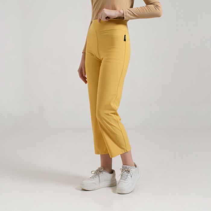 NOORE - Luxe Flare Legging  - Light Yellow - legging Olahraga