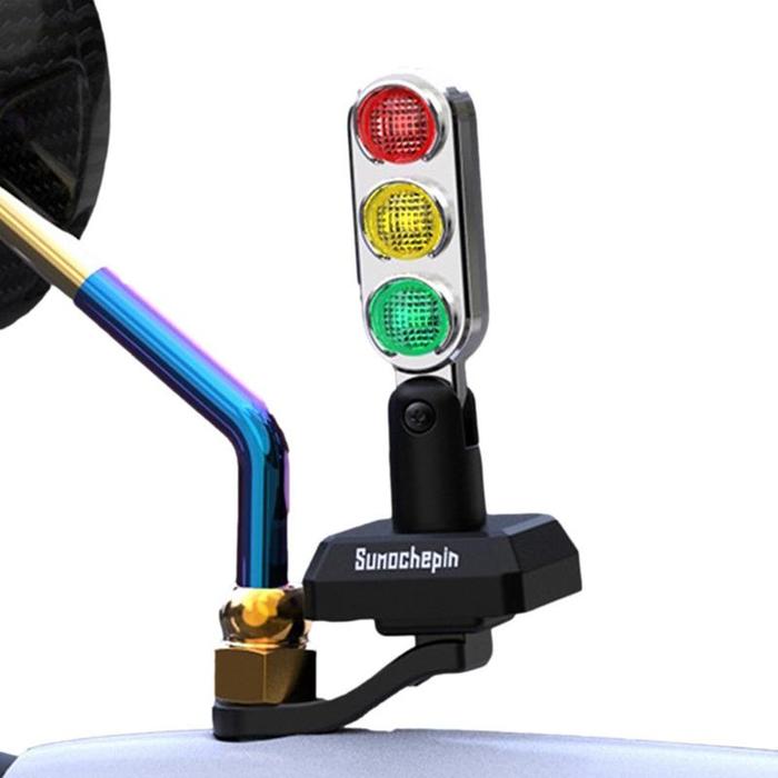 Traffic Light Motorbike Decorations Mini Traffic Signs Light Quick