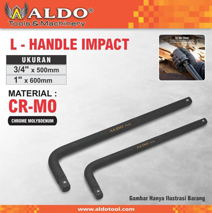 GAGANG / STANG SOK L IMPACT CR-MO MERK ALDO