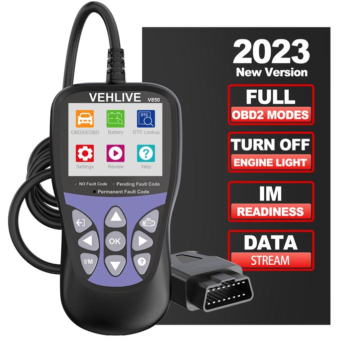 Universal V850 OBD2 Scanner Automotive Diagnostic Tool OBDII Code