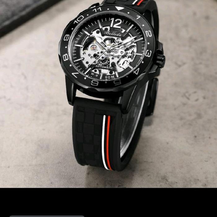 JAM TANGAN BELLEDA RUBBER AUTOMATIC