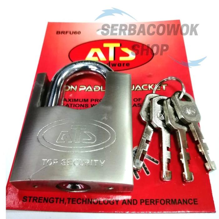 Kunci Gembok Jaket 60 Mm ATS Gembok Serbaguna Termurah Berkualitas
