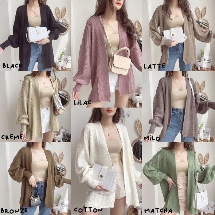 TERBARU CARDIGAN HOKAIDO / CARDI HOKAIDO RAJUT OVERSIZE