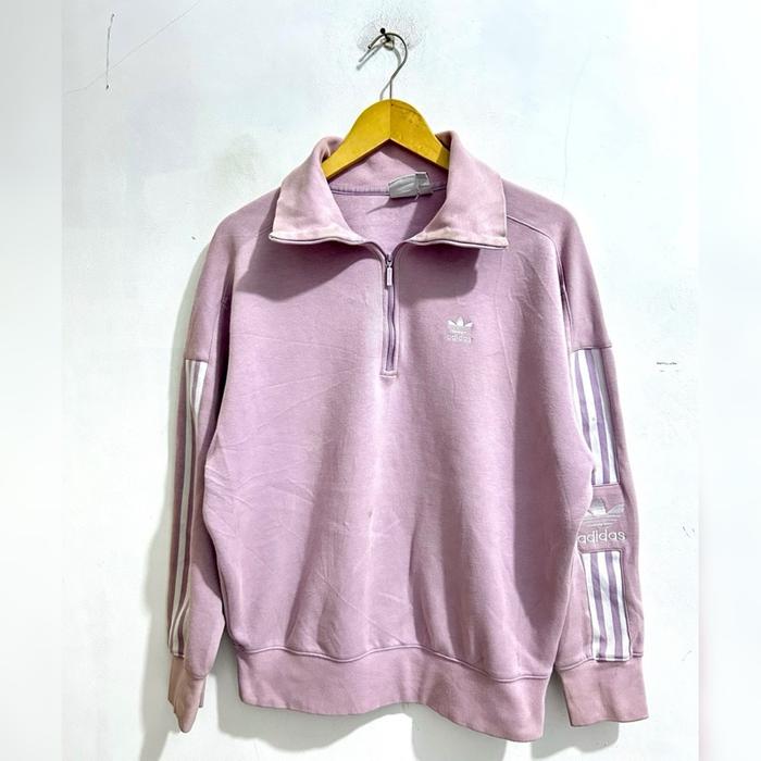 Halfzip “Adidas” Ringer Tee