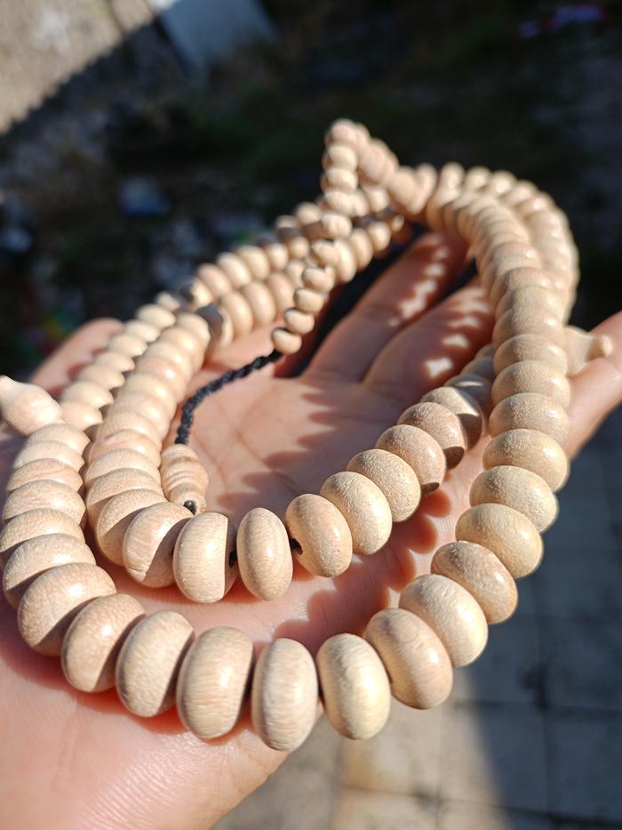Tasbih Bidara Kayu Pipih 99 Butir Clear Muslim Cantik