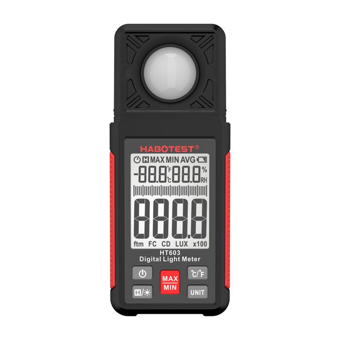 HABOTEST HT603 Digital Lux Meter Light Meter 200,000 Lux Digital