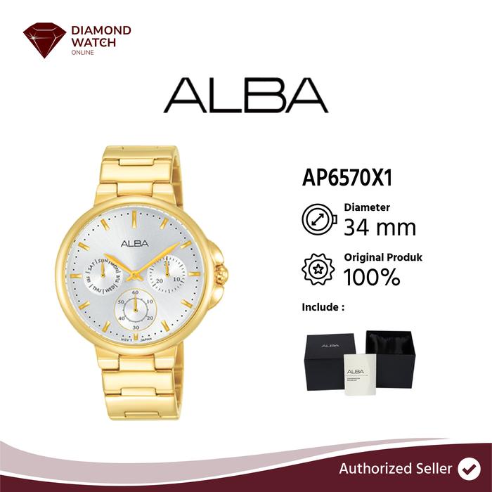Alba Ladies 34mm Stainless Steel Strap AP6570X1/AP6568X1