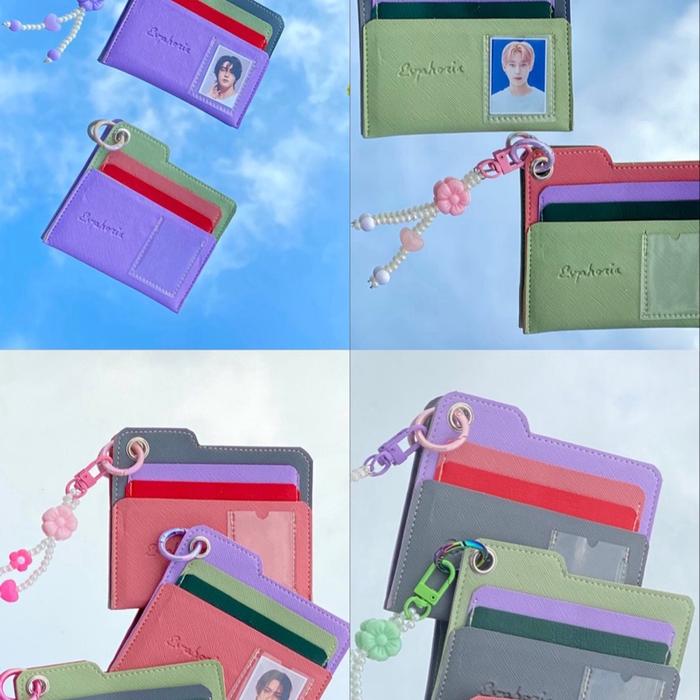 CARD WALLET / DOMPET KARTU DENGAN PAS FOTO DAN KEYCHAIN