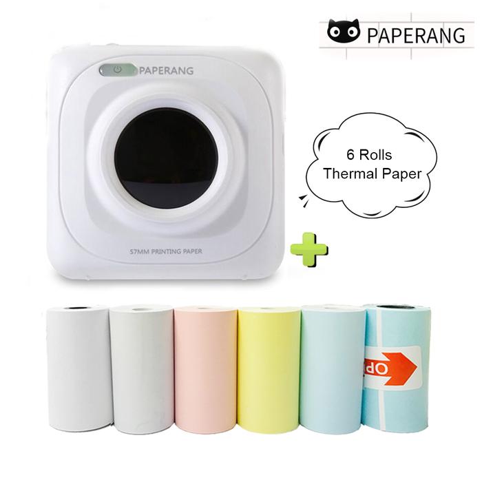 PAPERANG Mini Thermal Bluetooth Printer Portable Photo Pictures