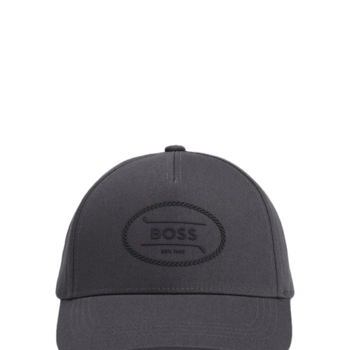 TOPI CAP HUGO BOSS LOGO NEW GREY ORIGINAL AUTHENTIC