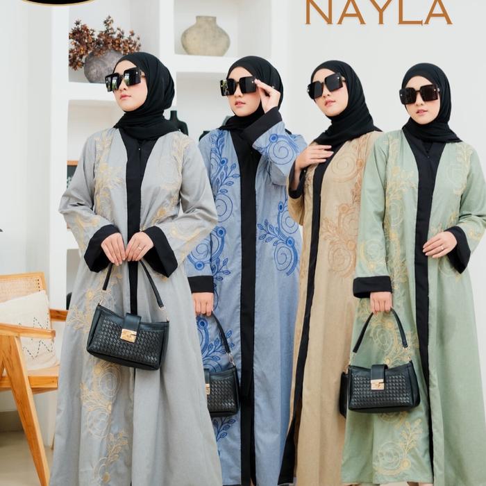 Abaya Arab Saudi Hitam Gamis Wanita Maxi Dress Arab Bordir Zephy Arab Saudi Dubai Turki Turkey India