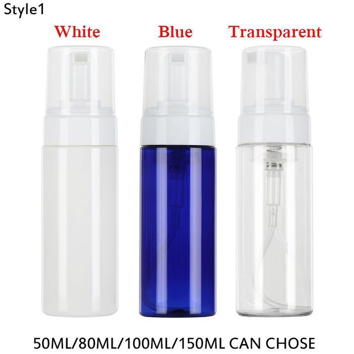 1Pcs New Shampoo Shower Gel Plastic Soap Dispenser Pump Container Liquid Clear Foaming Bottle
