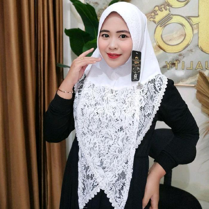 hijab fo Kahiyang brukat mewah