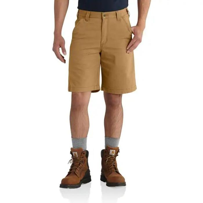Celana Pendek Carhartt Relaxed 10" Rigby Dungaree Short Pant Hickory 31 Import