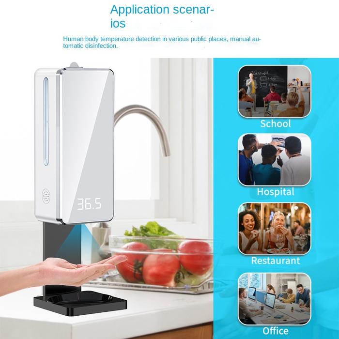 K10 ProInfrared thermometer hand sanitizer temperature measuring soap