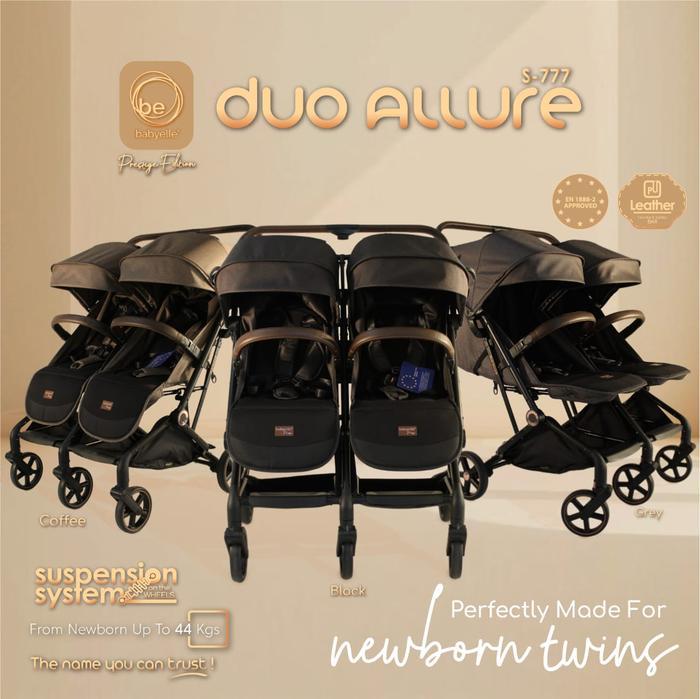TERLARIS BABYELLE DUO ALLURE PRESTIGE EDITION TWIN BABY STROLLER S 777