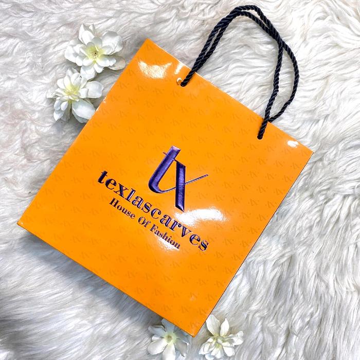 TEXLA PAPER BAG BOX TEXLA SCARVES BY UMAMA SCARF