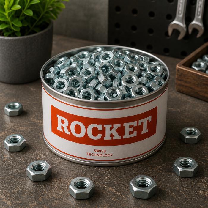 Siap Kirim- Baut mini Canon Rocket, kalengan isi 250 pcs