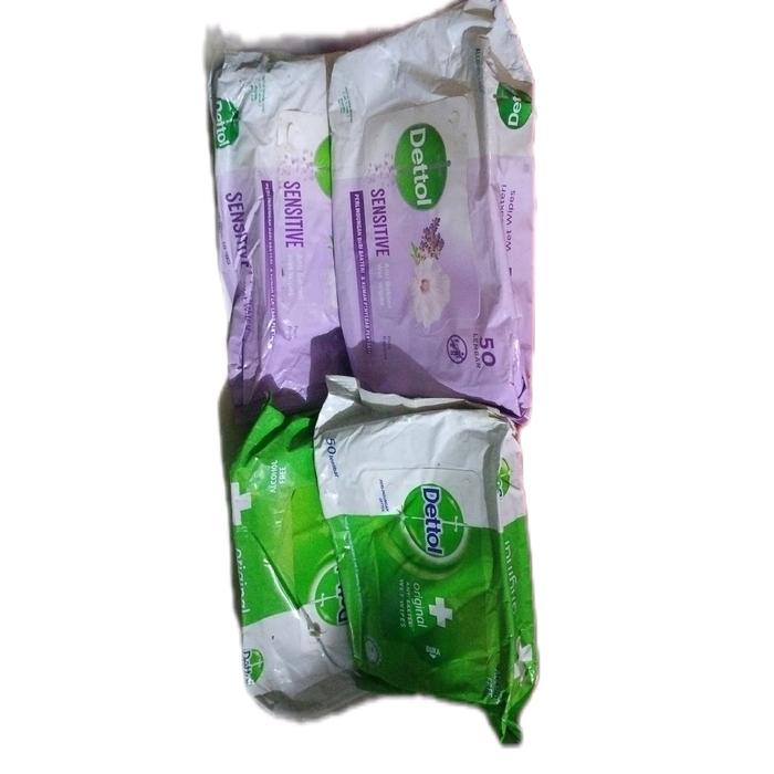 ready tisu basah dettol 50shed