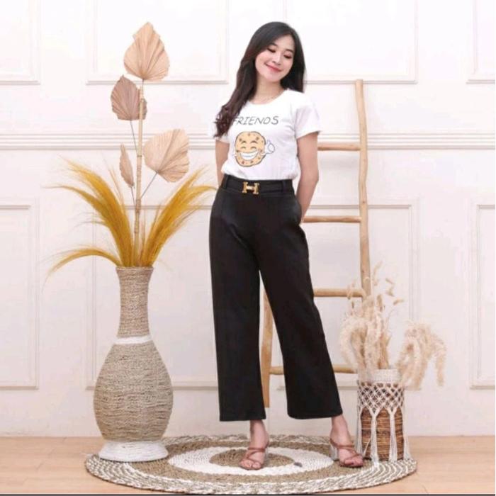 KULOT SCUBA PREMIUM/CELANA WANITA Korea kekinian celana formal