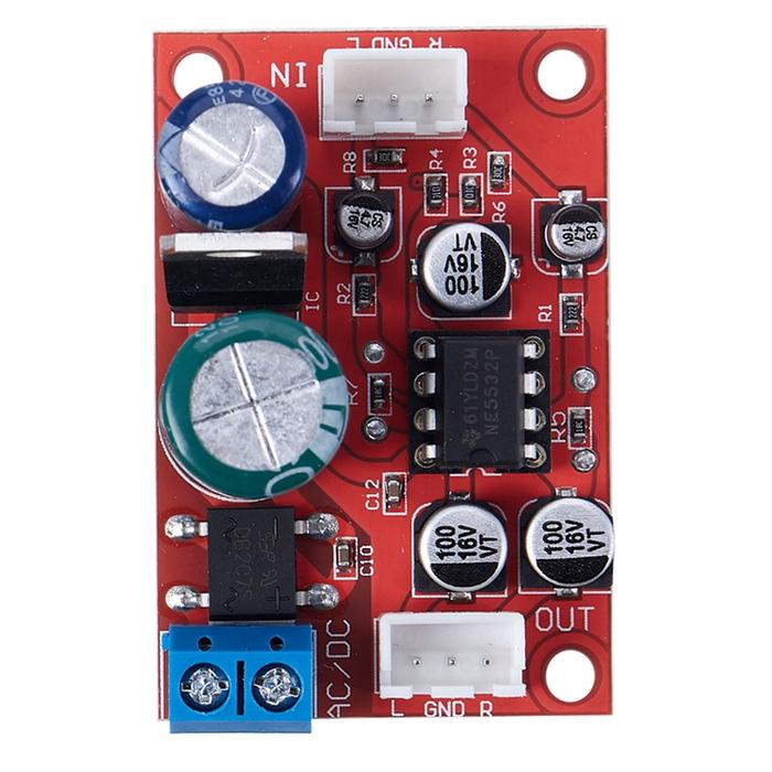 NE5532 Stereo Pre-amp magnetic head Phono amplifier board Moving Coil
