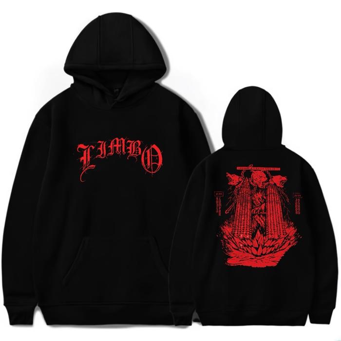 Hoodie Hitam Limbo tour malaysia - Hoodie hardcore/Hoodie band / jaket band /hoodie hitam pria wanit