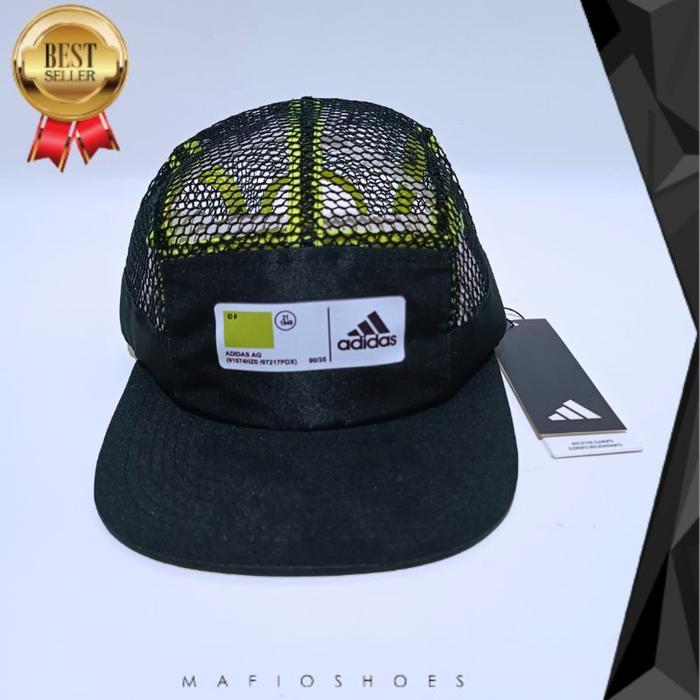 TOPI ADIDAS FIVE 5 PANEL ATLETIC CAP RUNNING LARI UNISEX BLACK