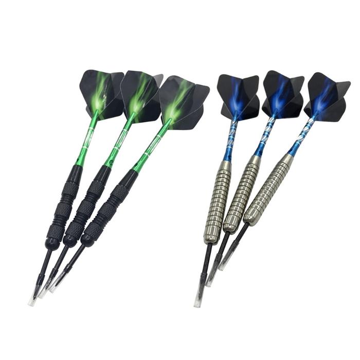 3Pcs/set Professional Steel Tip Darts Set 22Grams Metal Darts Set PET Flight Portable Darts Tools wi