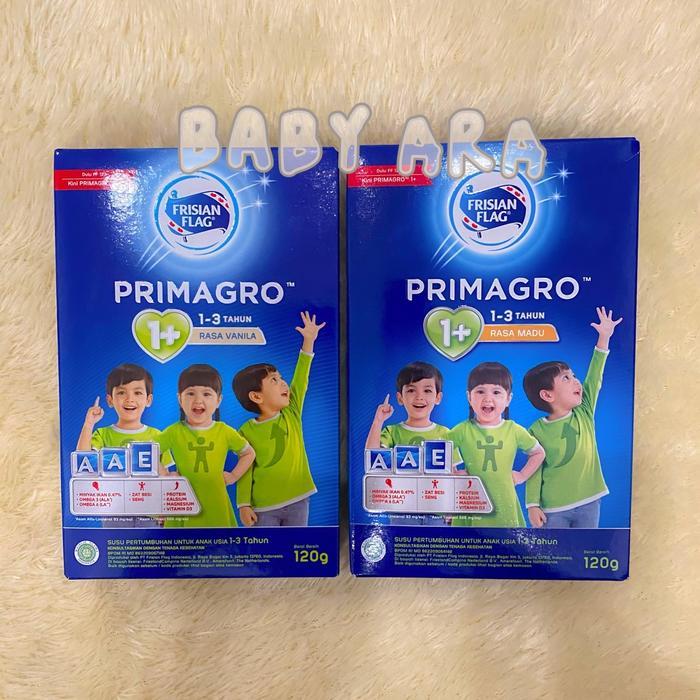 FRISIAN FLAG PRIMAGRO 1+ SUSU BUBUK VANILA/MADU 120GR