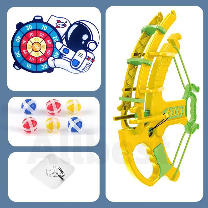 Mainan Papan Dart Board Ball / Papan Dart Lempar Bola Lengket / Target Lempar Bola Dart / Mainan Lem