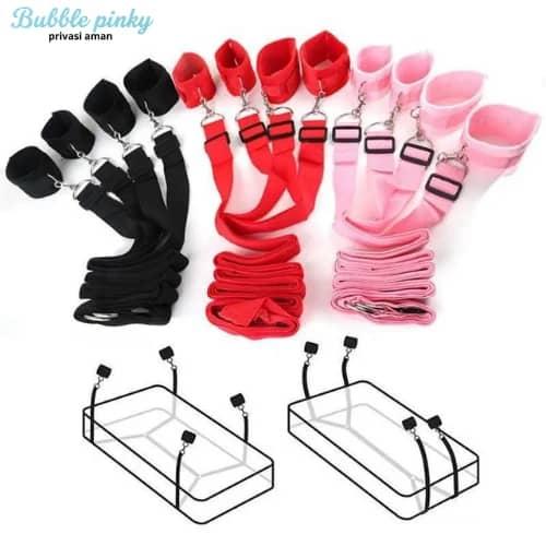 BDSM Bed Strap Bondage Tali Ikat Kekang Bahan Lembut Nyaman Dipakai