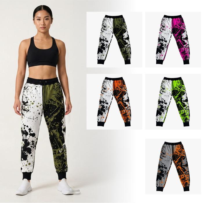 Celana Jogger Splatter Unisex – Motif Paint Splatter, Nyaman & Stylish