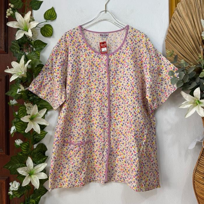 Blouse Floral Siu Lie size XL