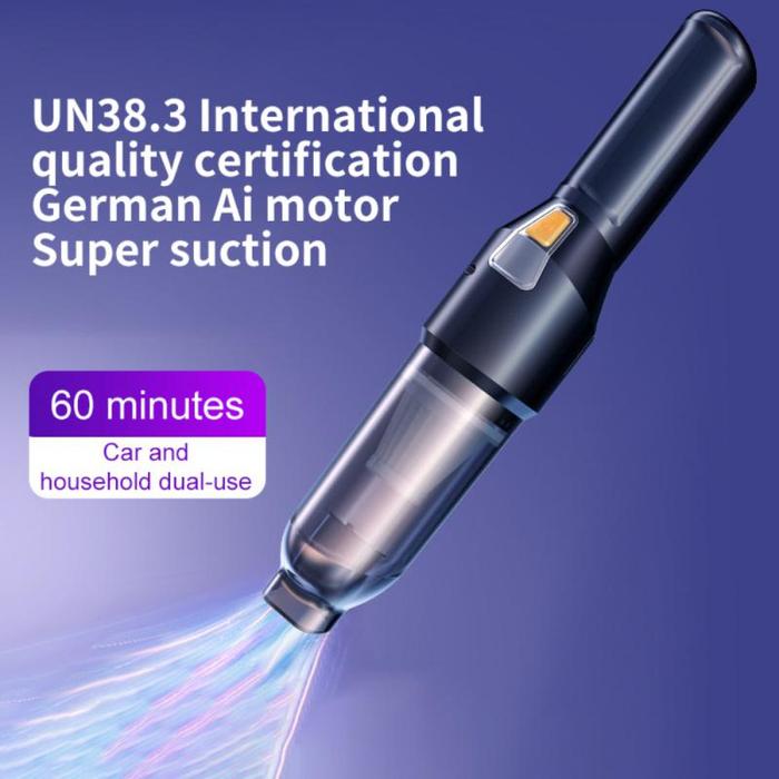 Wireless Car Vacuum Cleaner Cordless Handheld Auto Vacuum Home & Car