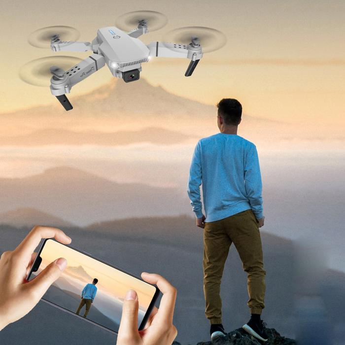 Mini RC Drone LSRC-E525/E88 Foldable Helicopter with Single/Dual