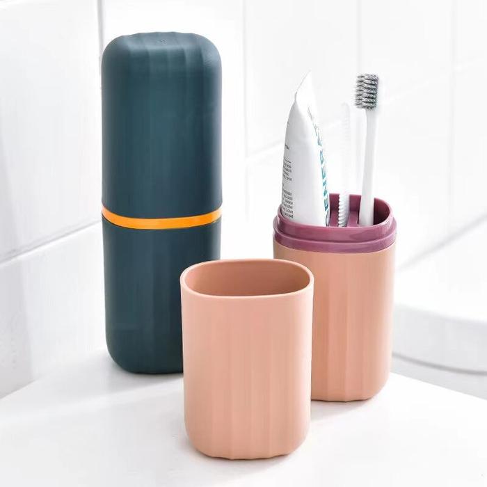Terlaris, Simple Home Travel Rinse Cup Mouthwash Cup Tooth Bucket