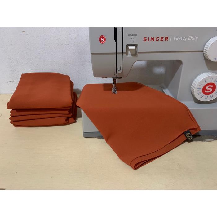 pashmina warna merah bata/warna teracota /merah bata/pashmina