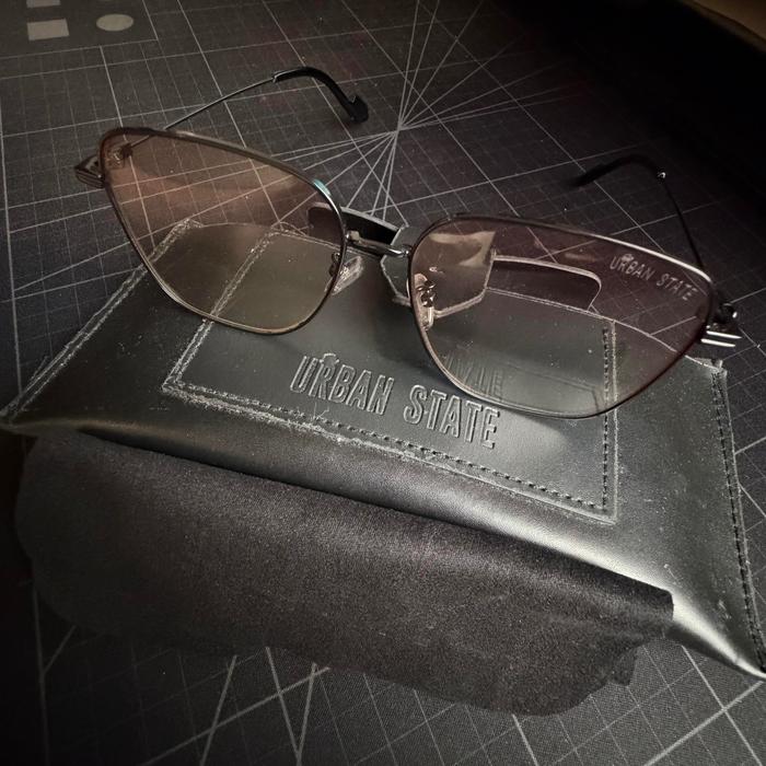 Kacamata Urban State Black Metal Frame Eyeglasses Kacamata Fashion Original