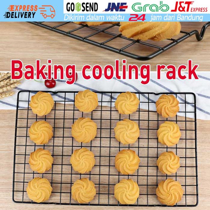 NON STICK Cooling Rack / Rak Pendingin Kue Kering Cake Roti Bolue / Cooling Tray / Cooling Grid