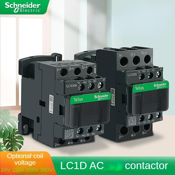 schneider AC contactor New black Rail Mounted contactor Coil Voltage