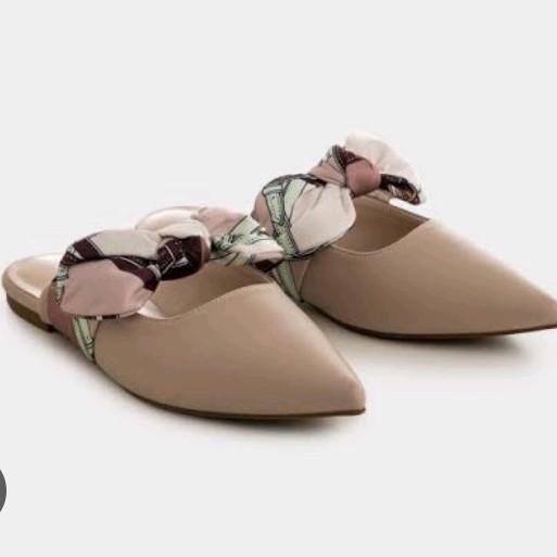 Essentials Mules Shenna Taupe Urban&Co. Warna Pink.