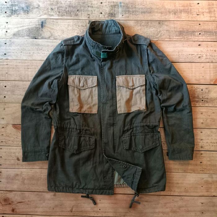 Field Jacket M65 Style 2 In 1 Jaket Jadi Vest