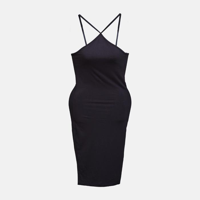 [HaloFashion] Jihyo Sexy Bodycon Dress Halter Casual Dress Midi Dress Elegant Dress Korean Fashion