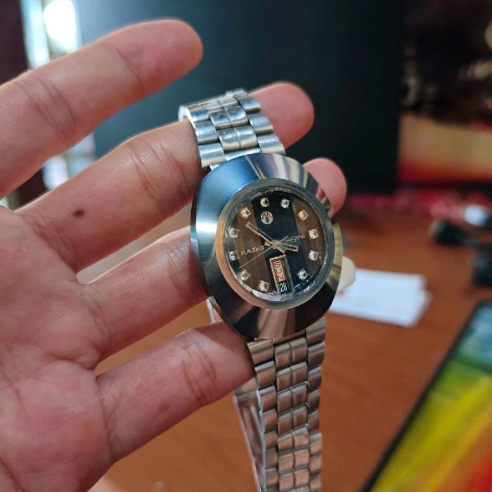 Rado Diastar Automatic Movt Eta Gold Original Jam Tangan Elegan dengan Mekanisme Otomatis dan Warna 