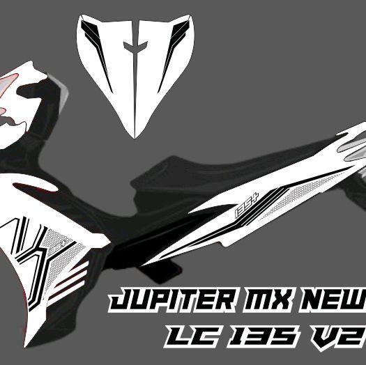 striping transparan Jupiter MX NEW 135 simple hits