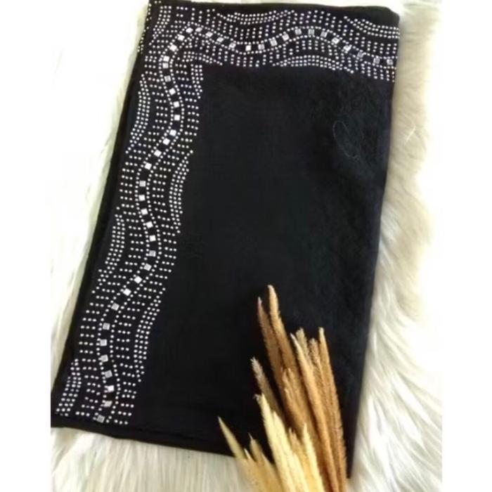 Pasmina Payet Dubai crystal-L Umama Hitam