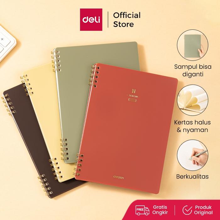 Deli Buku Catatan Spiral / Spiral Notebook B5 GLPB550