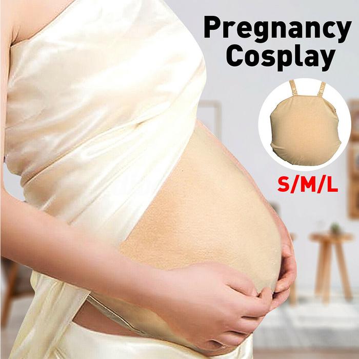 Party Cosplay Home Soft Fake Belly Pregnant Bag Cloth Cross Dressing