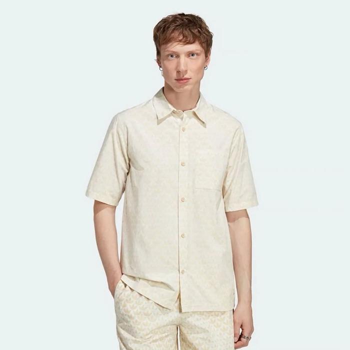 Kemeja Adidas Originals Monogram AOP Shirt