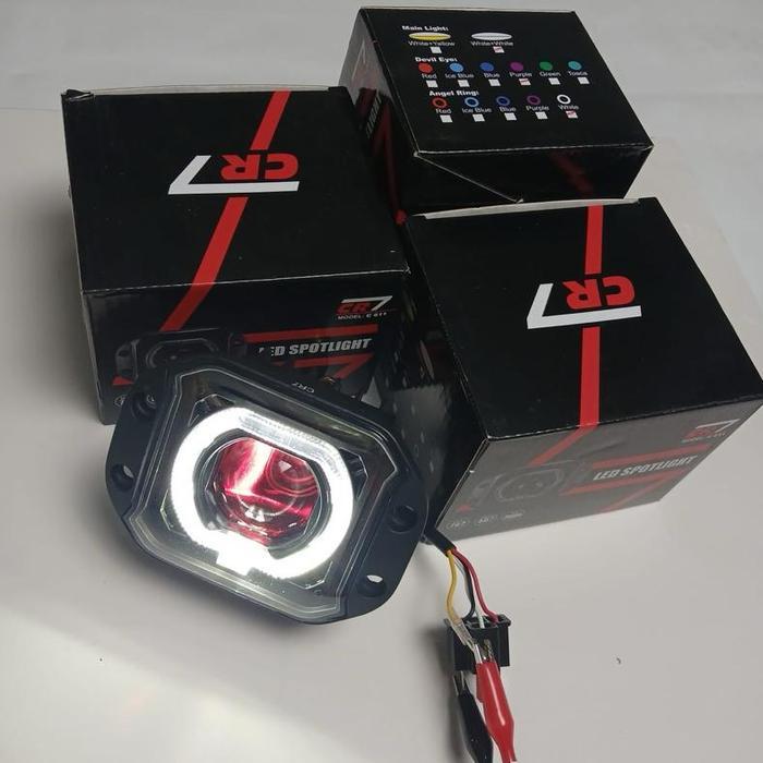 LAMPU TEMBAK BILED KLX CAHAYA FLAT CUT CR7 BILED PIW PIW CRF WR KLX UNIL BAHAN FULL ALUMUNIUM WATERP